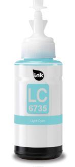 בקבוק דיו כחול בהיר תואם EPSON T6735 (70מ"ל/1,800 דפים)