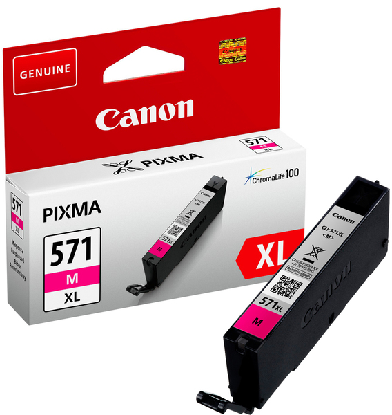 ראש דיו אדום מקורי Canon CLI-571 MXL (700 דפים)