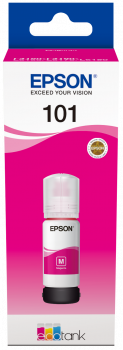 ראש דיו אדום מקורי 101 EcoTank Magenta ink bottle C13T03V34A EPSON