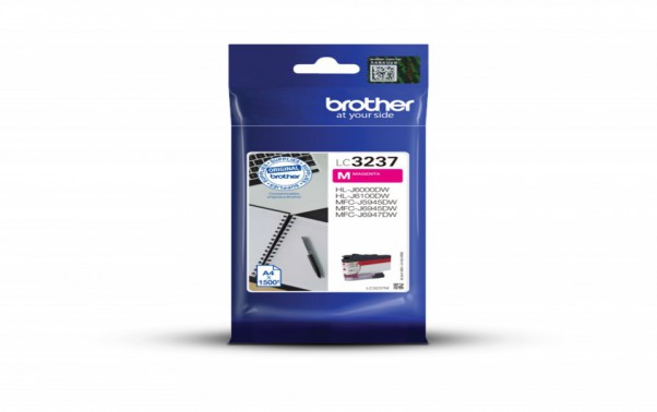 ראש דיו אדום מקורי Brother LC3237M (1,500 דפים)