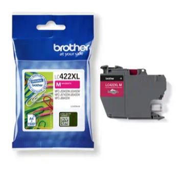 ראש דיו אדום מקורי Brother LC422XL M (1,500 דפים)