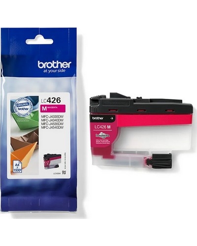 ראש דיו אדום מקורי Brother LC426M (1,500 דפים)