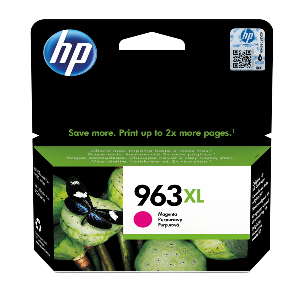 ראש דיו אדום מקורי HP 963XLM 3JA28AE (1,600 דפים)