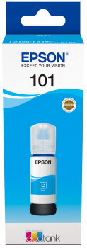 ראש דיו כחול מקורי 101 EcoTank Cyan ink bottle C13T03V24A EPSON