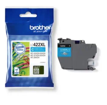 ראש דיו כחול מקורי Brother LC422XL C (1,500 דפים)