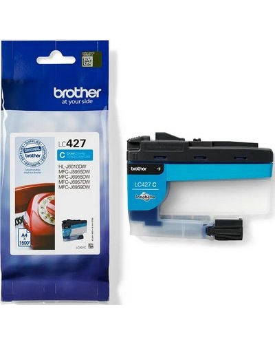 ראש דיו כחול מקורי Brother LC427C