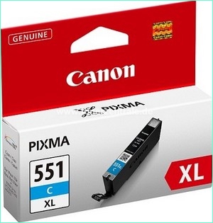 ראש דיו כחול מקורי Canon CLI551CXL (700 דפים)