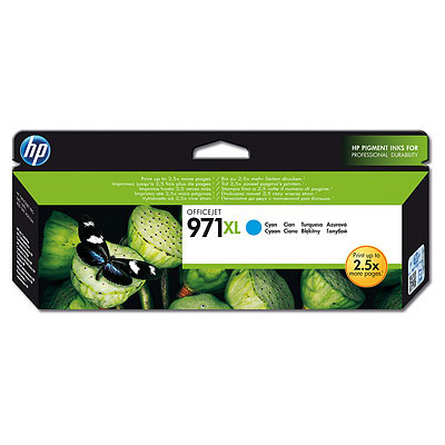 ראש דיו כחול מקורי HP CN626AE 971XL (6,600 דפים)