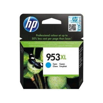 ראש דיו כחול מקורי HP 953XLC F6U16AE (1,600 דפים)