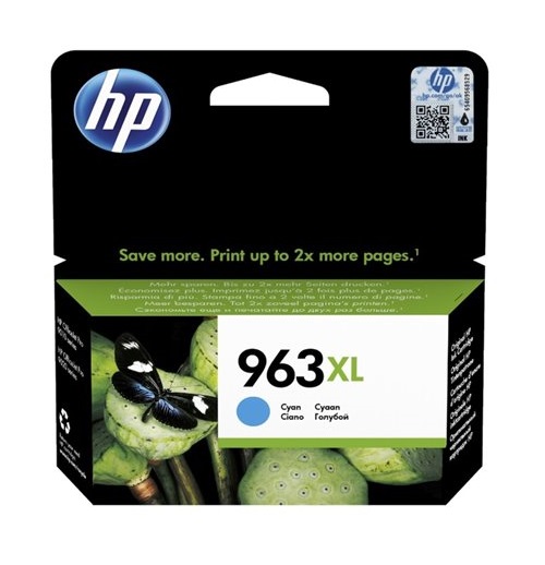ראש דיו כחול מקורי HP 963XLC 3JA27AE (1,600 דפים)