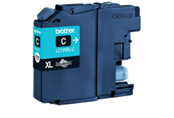 ראש דיו כחול מקורי Brother LC-125XLC (1,200 דפים)