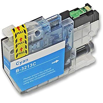 ראש דיו כחול תואם Brother LC3213C