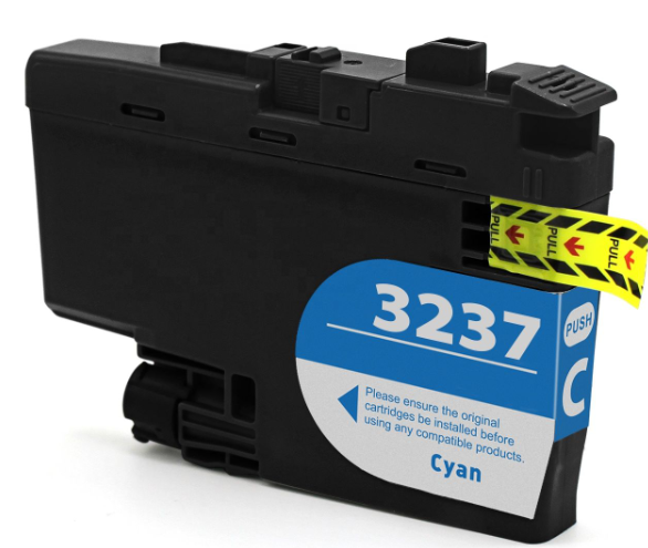 ראש דיו כחול תואם Brother LC3237C