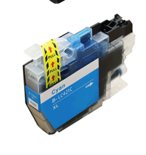 ראש דיו כחול תואם Brother LC421XL C