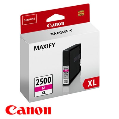 ראש דיו אדום מקורי Canon PGI2500XL M (1,295 דפים)
