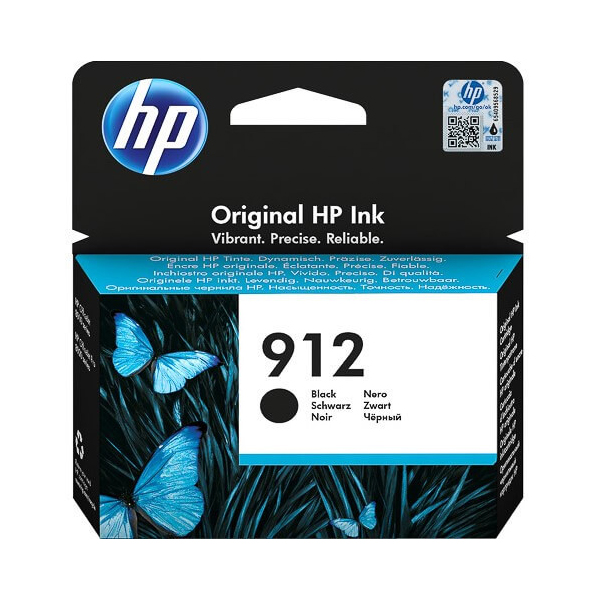 ראש דיו מקורי שחור HP 912BK 3YL80AE (315 דפים)
