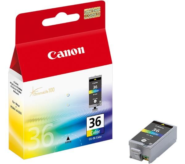 ראש דיו צבעוני מקורי Canon CLI-36 (249 דפים)