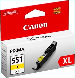 ראש דיו צהוב מקורי Canon CLI551YXL (680 דפים)