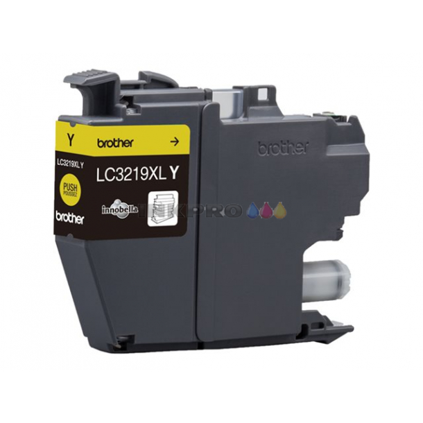 ראש דיו צהוב מקורי Brother LC-3219XLY  (1,500 דפים)