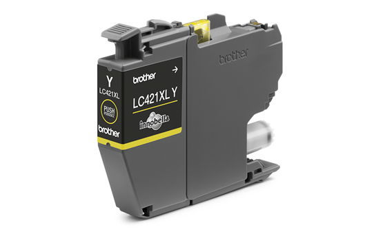 ראש דיו צהוב מקורי Brother LC421XLY (500 דפים)