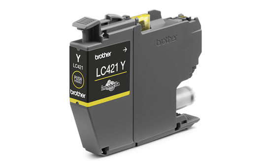 ראש דיו צהוב מקורי Brother LC421Y (200 דפים)