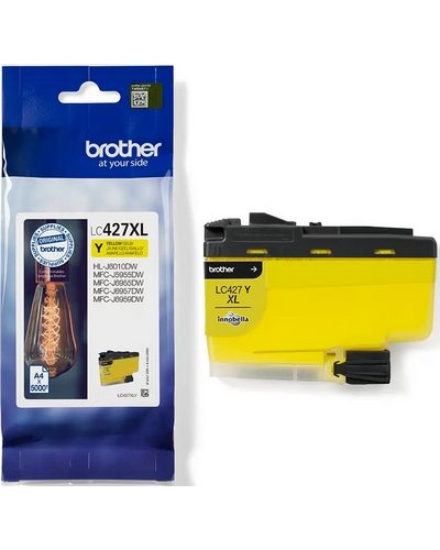ראש דיו צהוב מקורי Brother LC427XLY (5,000 דפים)