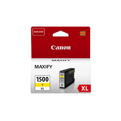 ראש דיו צהוב מקורי Canon PGI-1500XL Y (1,000 דפים)
