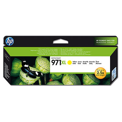 ראש דיו צהוב מקורי HP CN628AE 971XL (6,600 דפים)