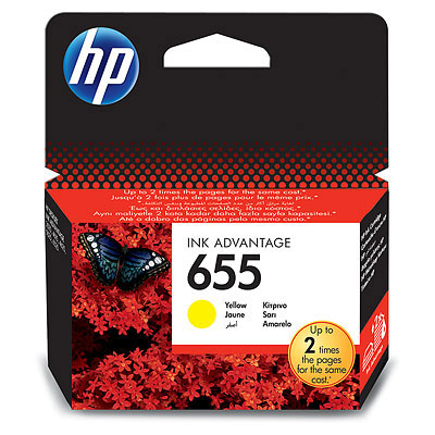 ראש דיו צהוב מקורי HP CZ112AE-655 (600 דפים)
