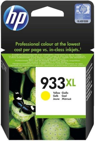 ראש דיו צהוב מקורי HP 933XL CN056AE (825 דפים)
