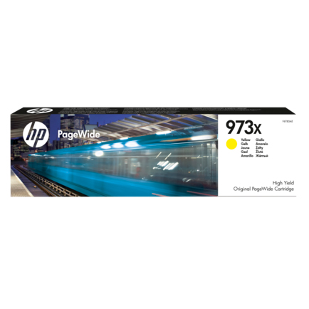ראש דיו צהוב מקורי HP 973X F6T83AE