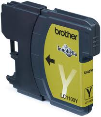 ראש דיו צהוב מקורי BROTHER LC1100Y (325 דפים)