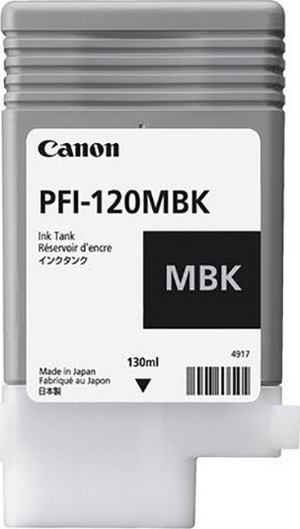 ראש דיו שחור מט מקורי CANON PFI120MBK (130 מ"ל)