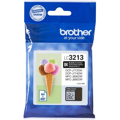 ראש דיו שחור מקורי Brother LC3213BK