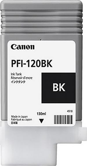 ראש דיו שחור מקורי CANON PFI120BK (130 מ"ל)