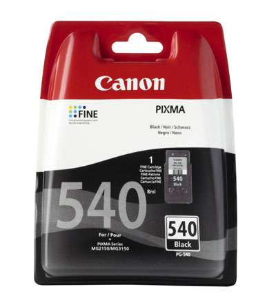 ראש דיו שחור מקורי CANON PG-540 (180 דפים)