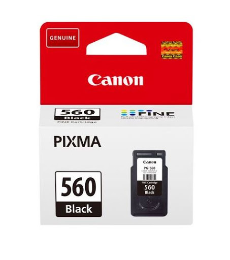 ראש דיו שחור מקורי CANON PG560 (180 דפים)