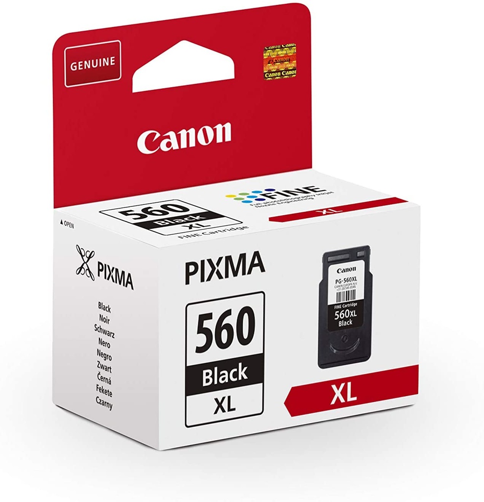 ראש דיו שחור מקורי CANON PG560XL (400 דפים)