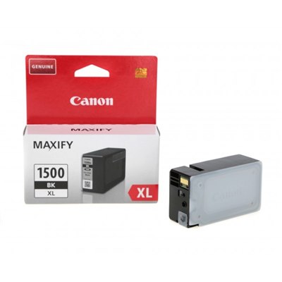ראש דיו שחור מקורי Canon PGI-1500XL BK (1,200 דפים)