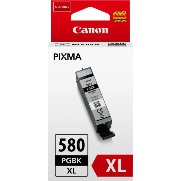 ראש דיו שחור מקורי CANON PGI-580 XL BK (400 דפים)