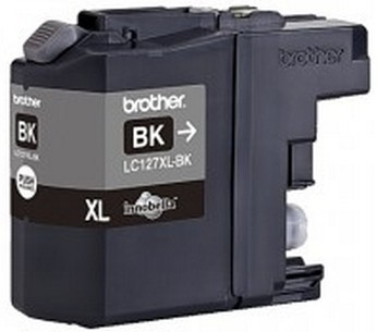 ראש דיו שחור מקורי Brother LC-127XLBK (1,200 דפים)