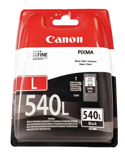 ראש דיו שחור מקורי CANON PG-540L (11 מ"ל)