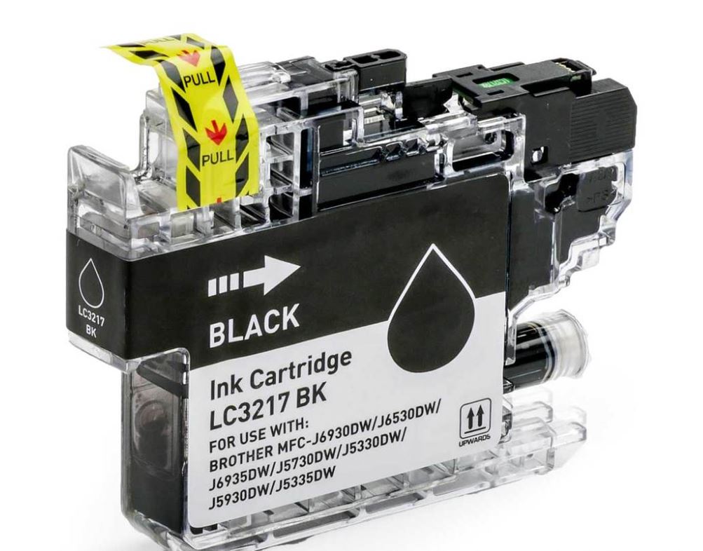 ראש דיו שחור תואם Brother LC-3217BK (550 דפים)