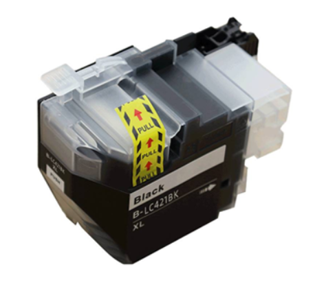 ראש דיו שחור תואם Brother LC421XL BK (500 דפים)