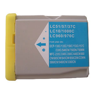 ראש דיו תואם כחול Brother LC-1000C  LC-970C 0.300K