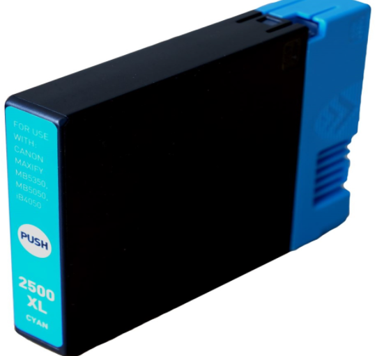ראש דיו כחול תואם Canon PGI2500XL C (1,755 דפים)