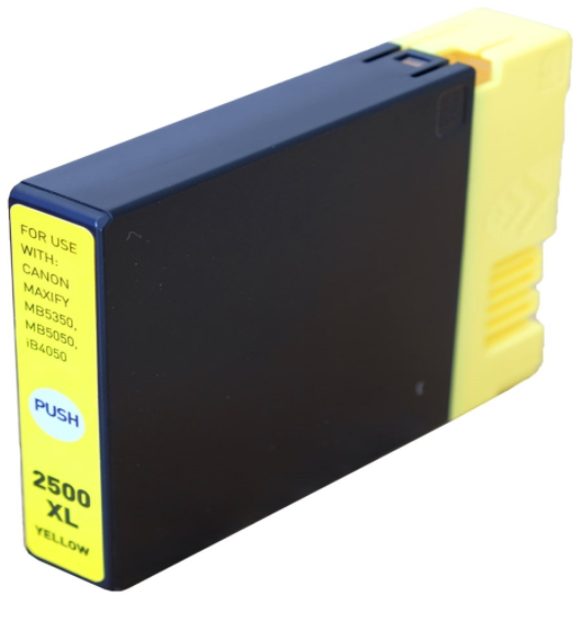 ראש דיו צהוב תואם Canon PGI2500XL Y (1,520 דפים)