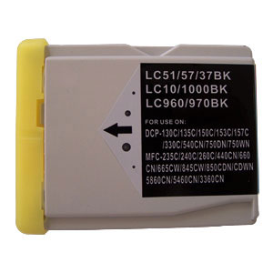 ראש דיו תואם שחור Brother LC-1000B  LC-970BK 0.35K