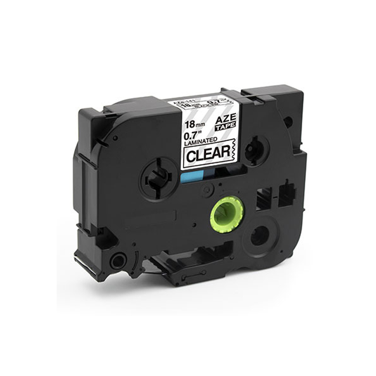 סרט תואם 18 ממ כתב שחור/ סרט לבן Brother TZe-241 