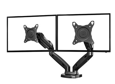 זרוע דו מפרקית ארגומטרית לשני מסכי מחשב ''NB North Bayou F160